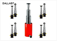 3 / 4 Stage Telescopic Hydraulic Ram / Single Acting Hydraulic Cylinders for Dump Truck